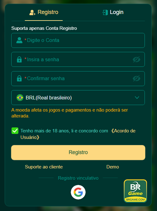 Registre-se no brgame.com: O Primeiro Passo para a Vitória